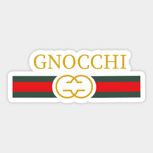 Gnocchi Gold Fashion Parody Pasta Noodles Italian Food meme T-Shirt, Ipone  Case, Hoodie, Strickers Sticker